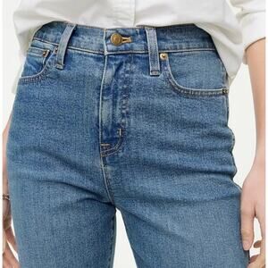 J. Crew Womens High Rise Classic Vintage Cotton Blue Denim Jeans Size 28